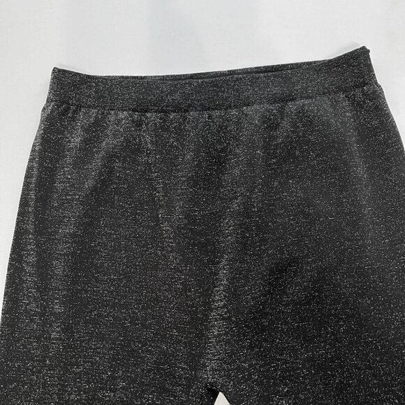 WOLFORD BLACK SILVER METALLIC GLITTER OPAQUE LEGGINGS - S - Picture 4 of 9